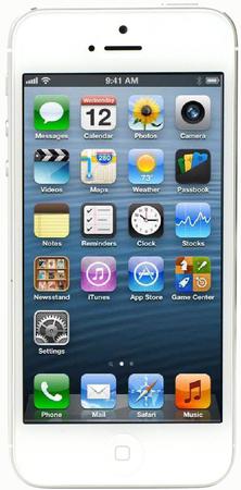 Смартфон Apple iPhone 5 64Gb White & Silver - Кострома